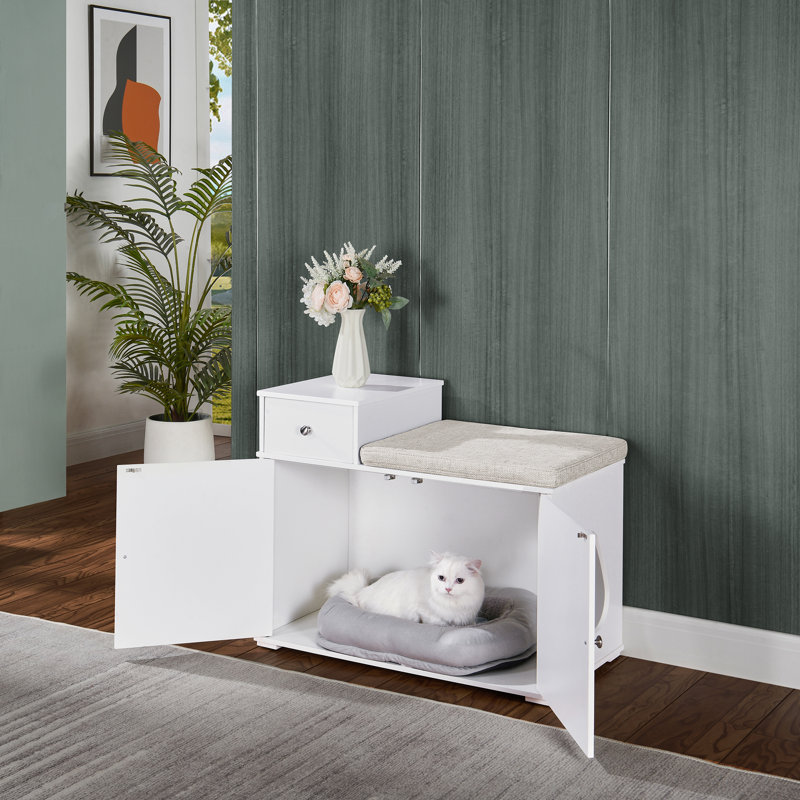 Enceinte de litière Durasoff, Blanc