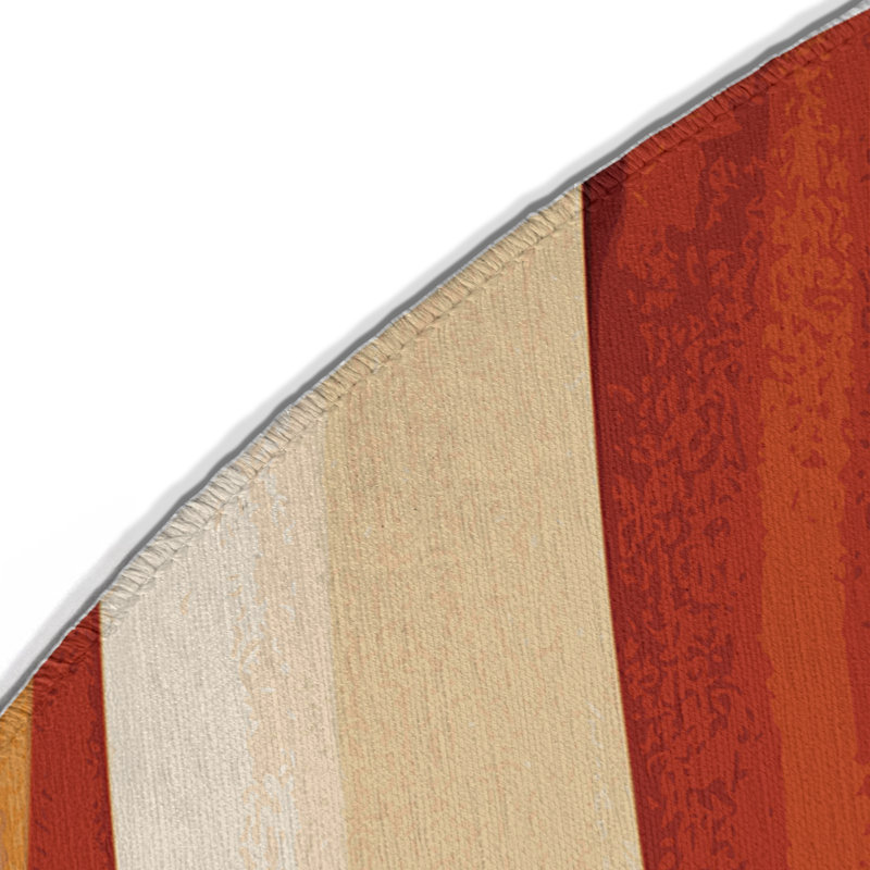 Tapis intérieur et extérieur Desert Bloom, Rond 5 pi