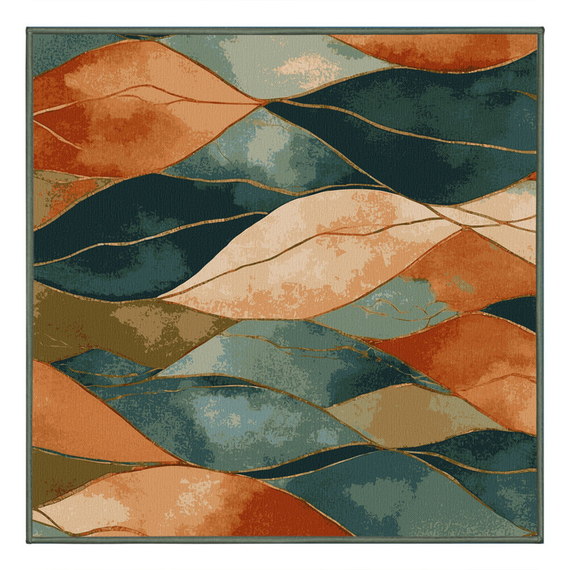 Jungle Harmony Rug, Square 3'
