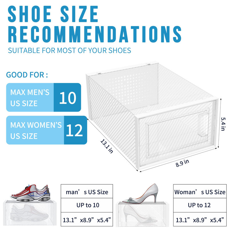 18 Stackable Shoe Storage Box