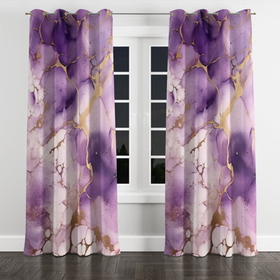 Anastassiya - Modern Velvet Grommet Curtain - Room Darkening - 1 panel