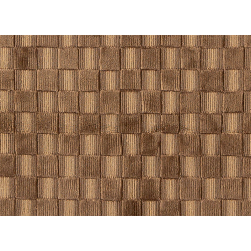 Hand Knotted Wool Area Rug in Taupe