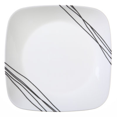 Simple Sketch Square 8.75" Lunch Plate
