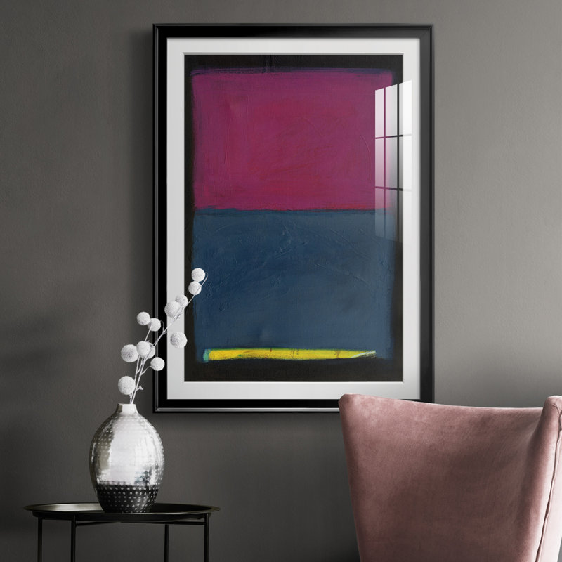 Contemplation II - reproduction de cadre photo, H 24,5 po x l 18,5 po x P 1 po, Noir