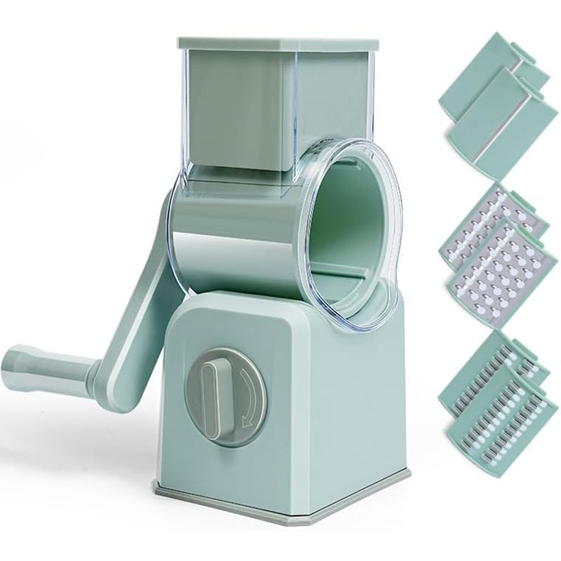 Kitchen Manual High-Speed Slicer Suitable For Vegetables, Turquoise
