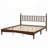 Retro Style Wood Platform Bed-117794039