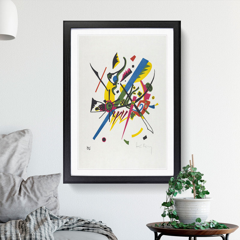 Small Worlds I by Wassily Kandinsky - Framed Print, Black Framed, 48cm H x 36cm W x 2cm D