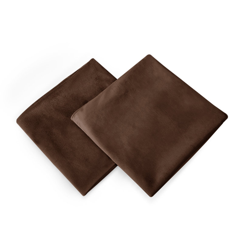 Frith Square Cushion Cover, 61cm H x 61cm W x 1cm D, Chocolate