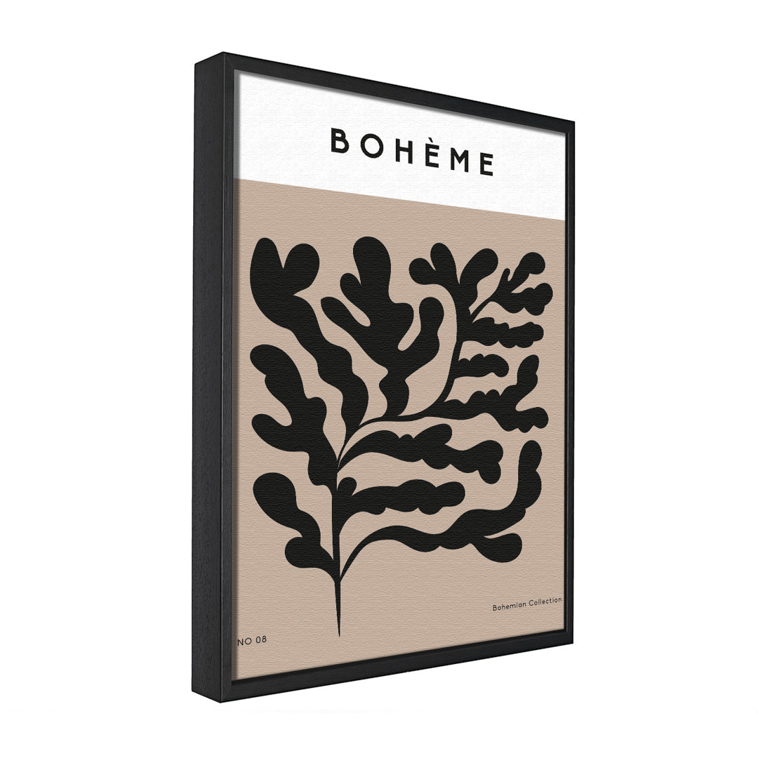 Boheme Plants - Einzelner Bilderrahmen Grafik auf Leinwand