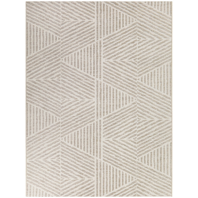Tapis taupe Darcy, Rectangle 5 pi 3 po x 7 pi
