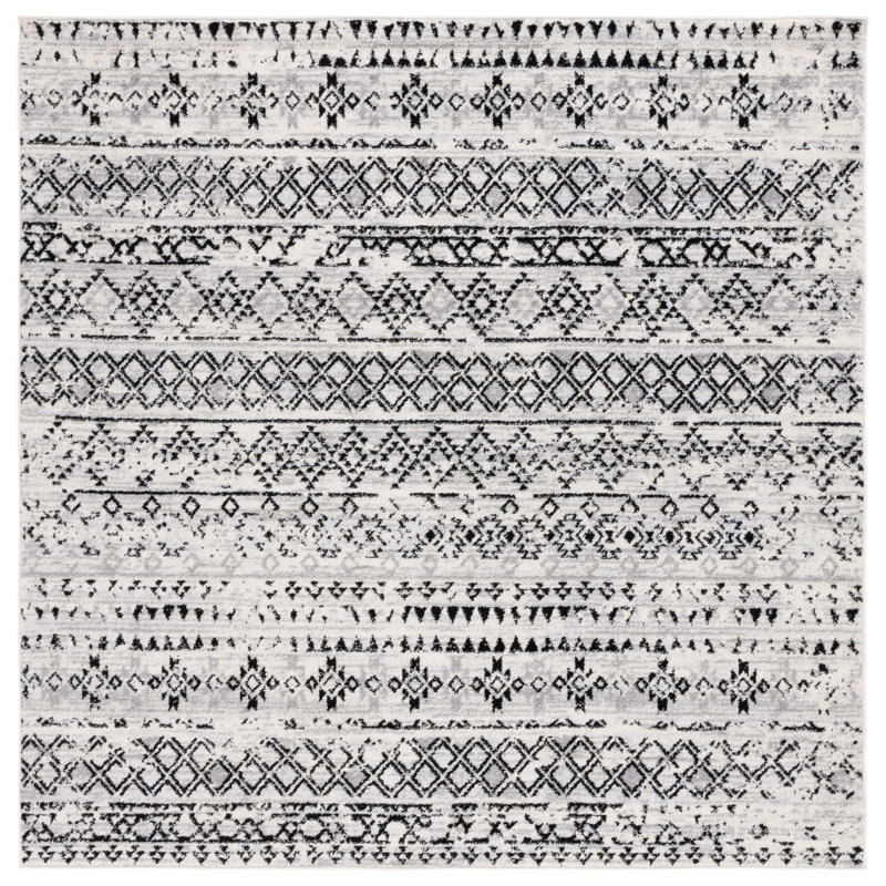 Sachiko Tulum Performance Southwestern Rug, Square 6'7"