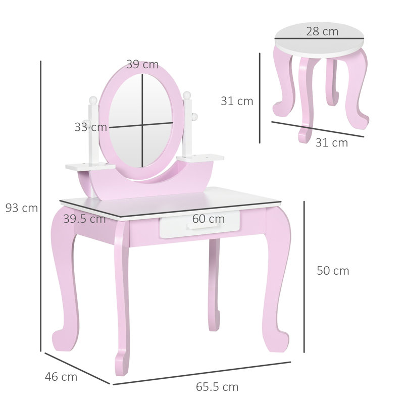 Vijaya Dressing Table with Mirror
