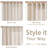 Farmhouse Floral Patterned Curtains