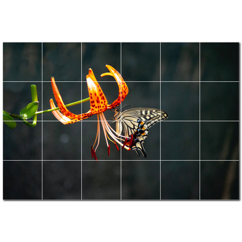 8 in. x 8 in. Ceramic Decorative Mural