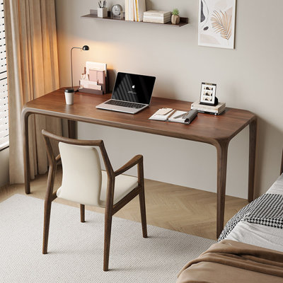 Walnut Rectangular Solid Wood desk