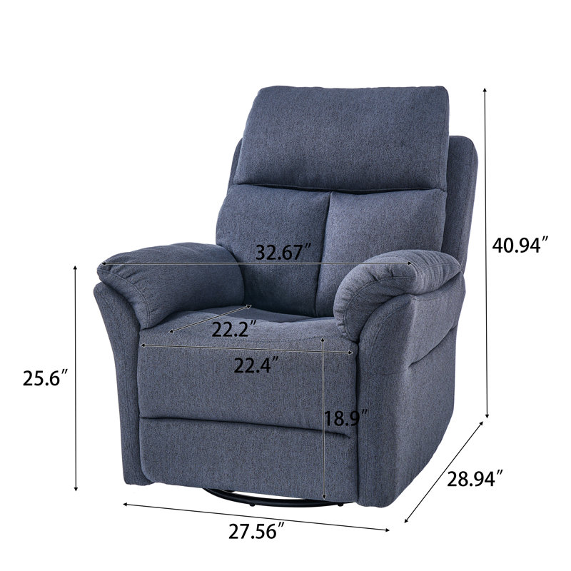 Chaises inclinables, Dark Blue