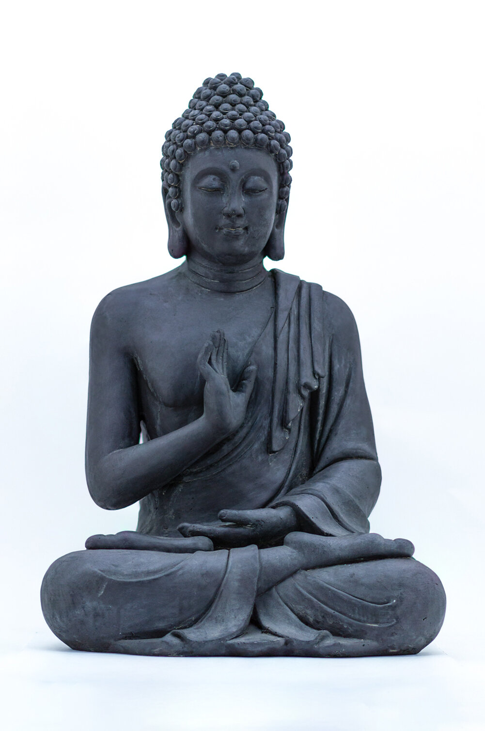 World Menagerie Statue de bouddha méditant Folkeste et