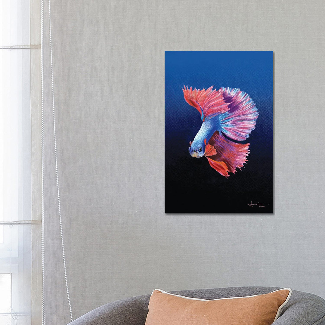 Siamese by Liam Kumawat - Wrapped Canvas Print