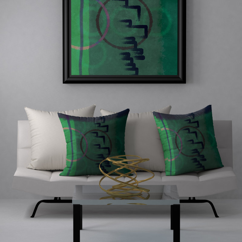 Housse de coussin carrée/insert, 24 po x 24 po