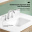 Meuble-lavabo simple OVE Decors Kansas de 36 po au fini bleu minuit-130716525