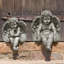 Sitting Medium Cherub Statue-13915341