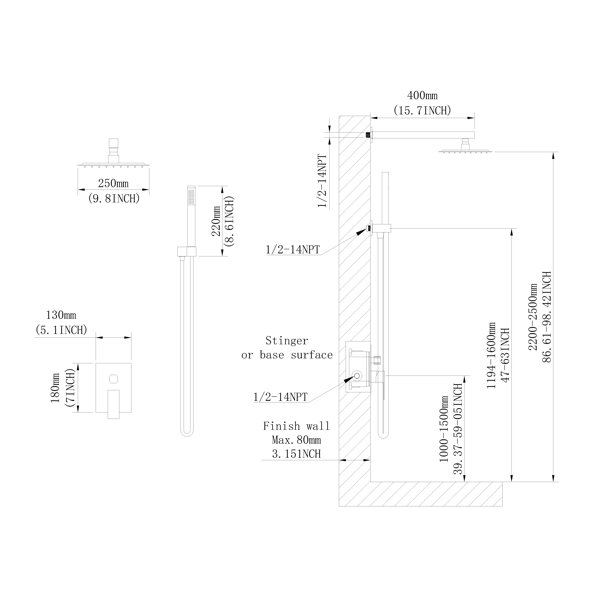 Dimensions du produit