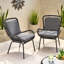Cour arrière - Structure en fer et plastique pour le confort des fauteuils inclinables ouverts espaces de détente modernes-1044223566-1044223565