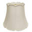 Abat-jour empire blanc en soie Monay Shantung-435273063-435273061