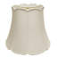 White Monay Shantung Silk Empire Lamp Shade-435273061-435273063
