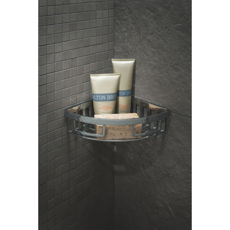 Panier de douche mural en laiton