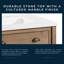 Meuble-lavabo simple autoportant avec plateau en marbre Grigg-93928419