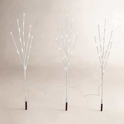 48" LED Twig Pathway Stake Light Set