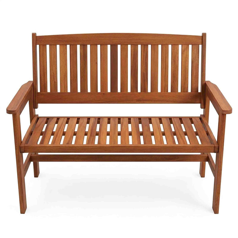 Solid Wood Outdoor Bench