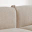 Canapé 3 places Camel avec pieds en métal, structure en bois massif, 2 coussins, pour salon et bureau d'appartement, format surdimensionné.