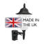 Favina Black 52cm H Outdoor Wall Lantern