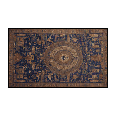 Tapis brun lavable à la machine