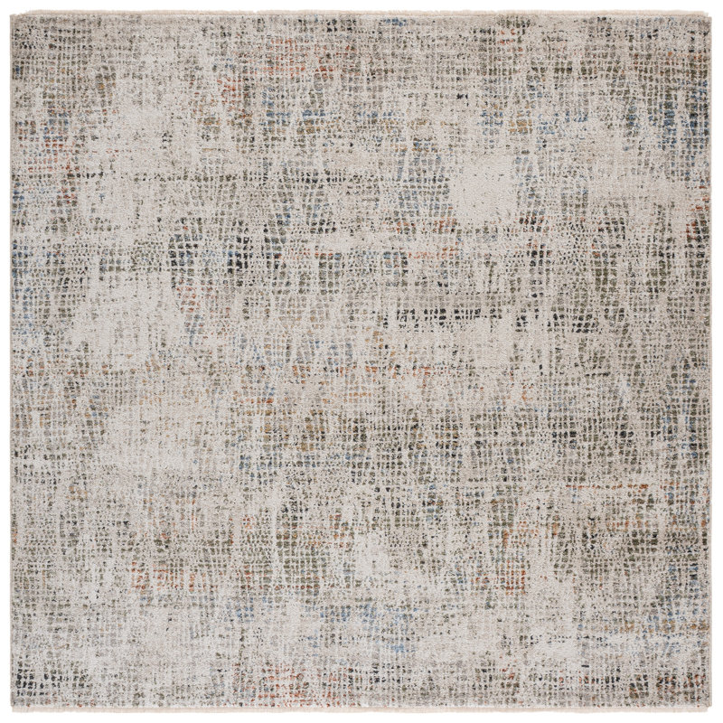 Grove 684 Performance Abstract Rug, Square 6'7"