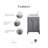 Queen 24" Sink Carrara Engineered Marble Countertop Bath Vanity with Faucet-1950847919-1950847953