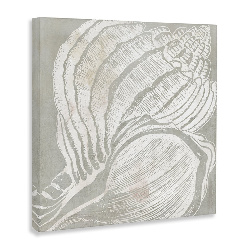 «Beige Conch» par Carol Robinson, H 30 po x l 30 po