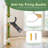 Yellow Adjustable Floor-To-Ceiling Cat Tree
