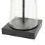 Lampe de table haute 27,5 "avec abat-jour en tissu Dax / bronze noirci / blanc Dax-2123712817