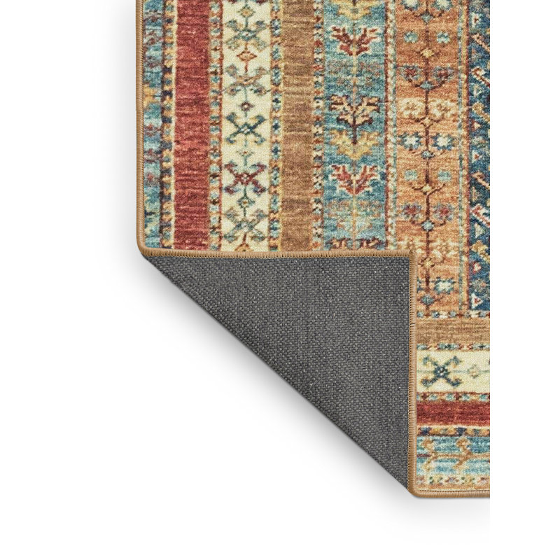 Abstract Indoor Rug, Rectangle 2' x 4'