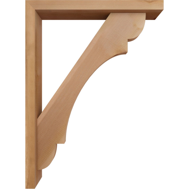 Support de bloc olympique avec entretoise décalée, 30 x 22, Cèdre rouge occidental de l 3 1/2 po (lisse)