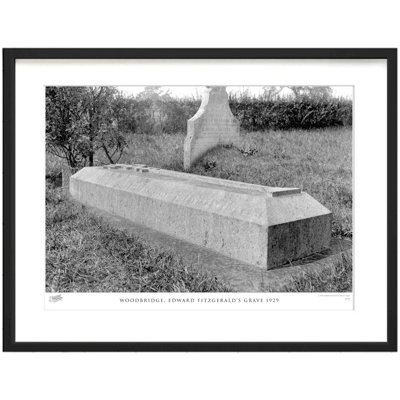 Woodbridge, Edward Fitzgerald's Grave 1929 by Francis Frith - Single Picture Frame Print