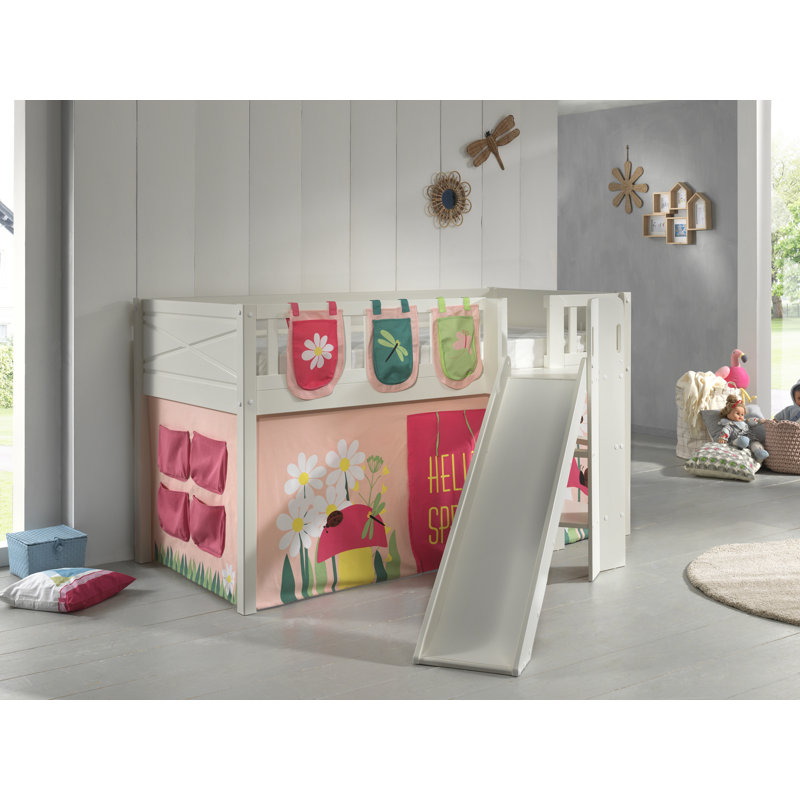 European Single (90 X 200 Cm) Mid Sleepers with Built-in Ladder Included, Premium