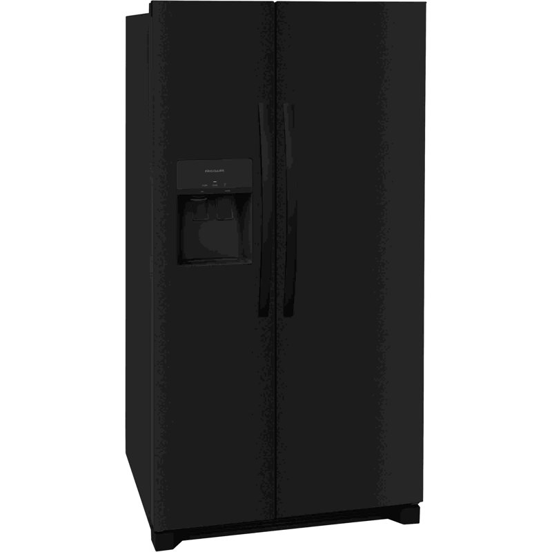 Frigidaire Pi. Réfrigérateur côte à côte 36 po avec système de refroidissement EvenTemp, Noir