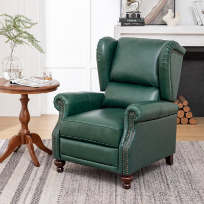 Aimee-Lea 31'' Wide Genuine Leather Recliner