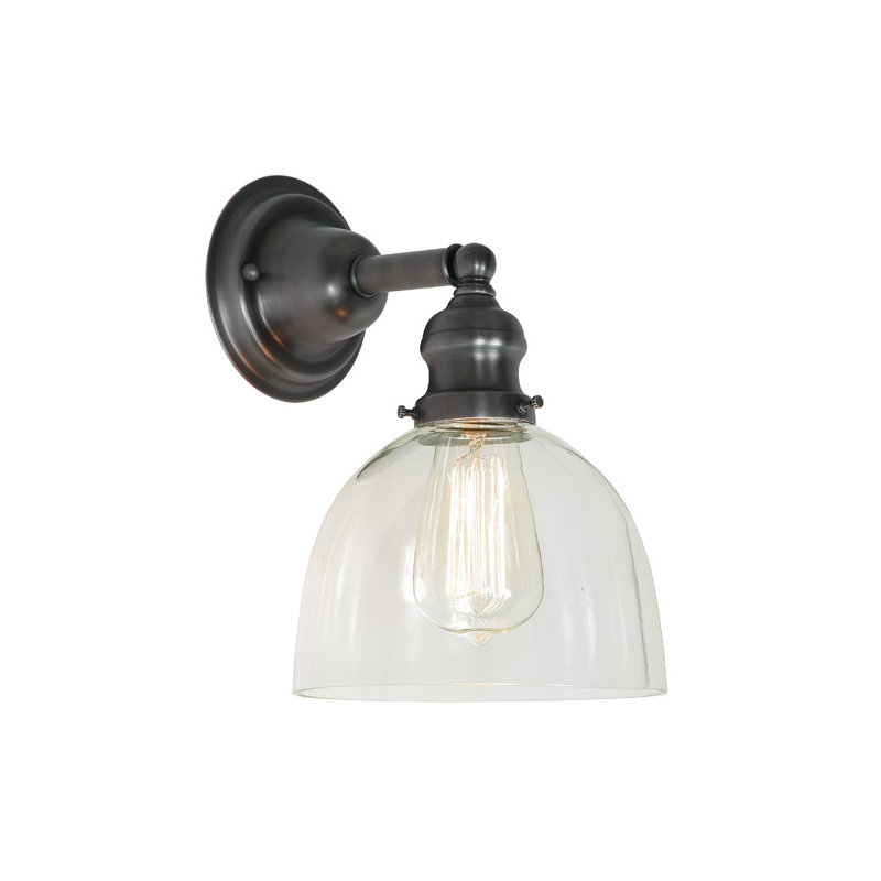 Shumway Armed Sconce, Gun Metal