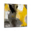 Moutarde jaune et gris vif II - art mural abstrait en acrylique moderne-2058017114