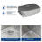 Single Bowl Stainless Steel Farmhouse/Apron Kitchen Sink with Sink Grid and Basket Strainer-122532688-69131956